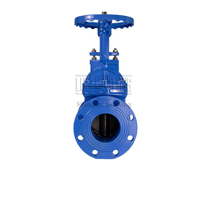 Open stem soft seal gate valve
