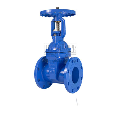 Open stem soft seal gate valve